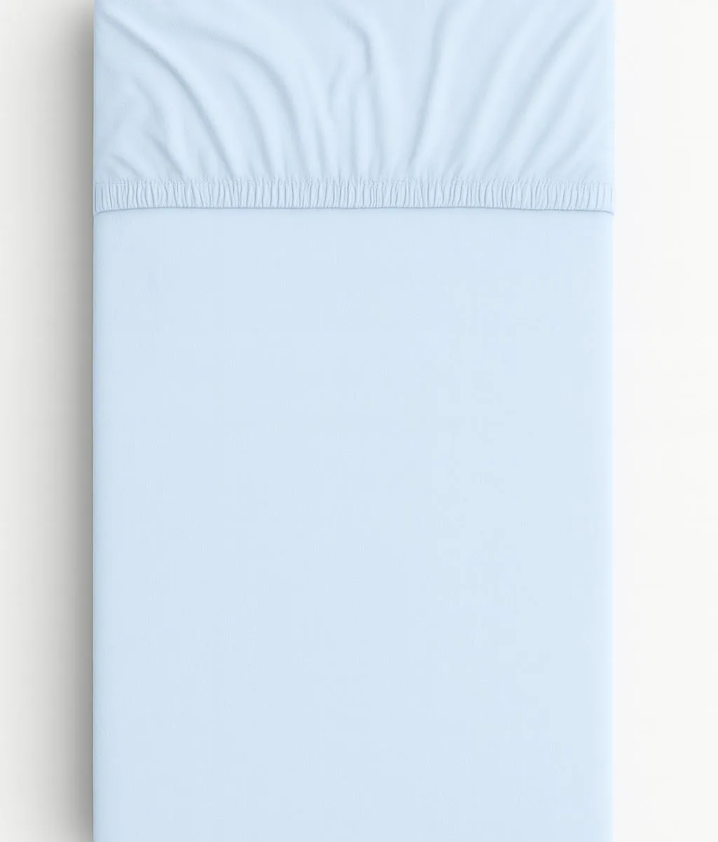 Medvilninė paklodė 120x60 cm, spalvos: mėlyna ir kitos