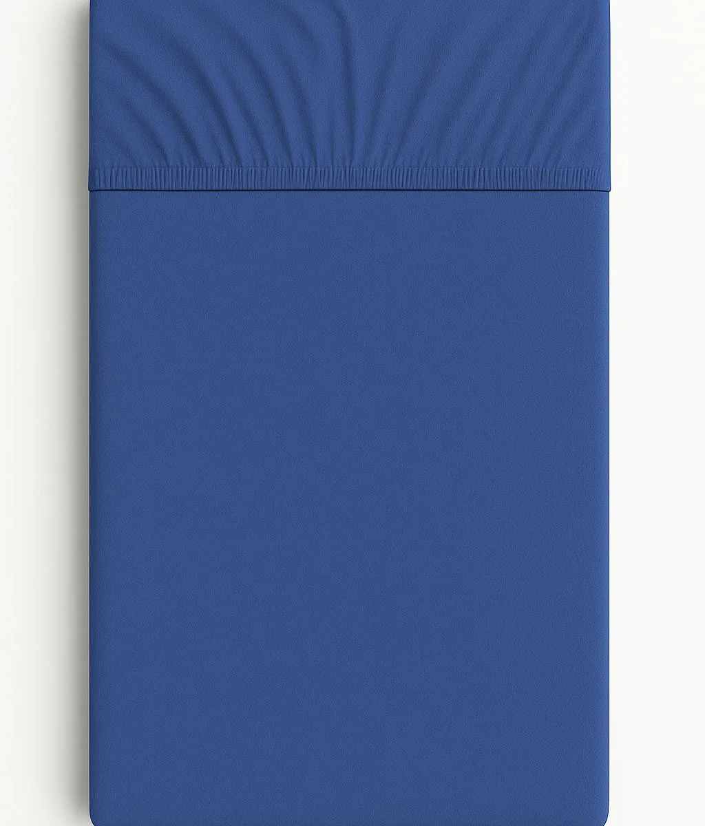 Medvilninio trikotažo paklodė 120x60 cm, spalvos: mėlyna, oranžinė ir kitos