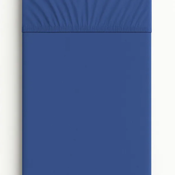 Medvilninio trikotažo paklodė 120x60 cm, spalvos: mėlyna, oranžinė ir kitos