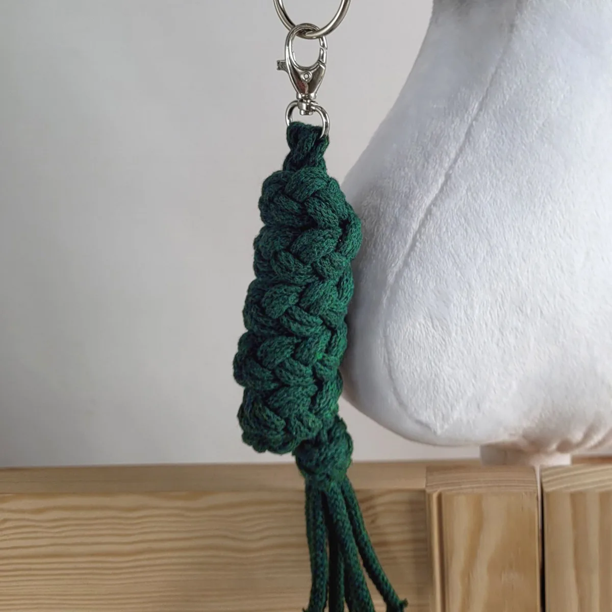 Pavadis „Hobby Horse“ žirgui iš dvigubos virvės, spalva: žalia