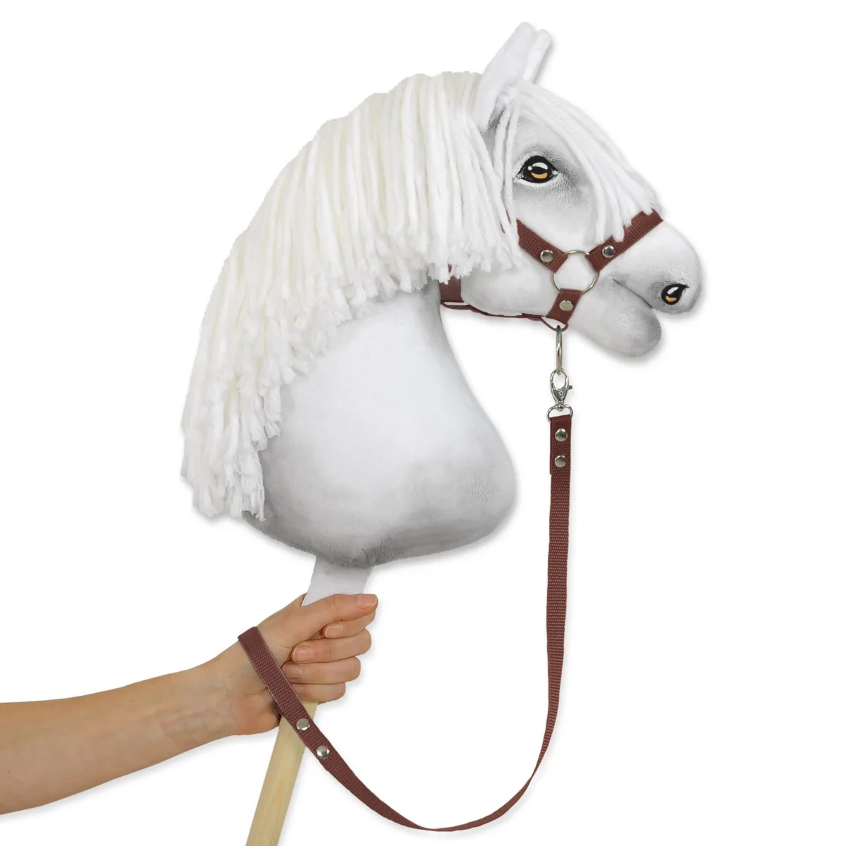 Pavadis „Hobby Horse“ žirgui iš juostos, spalvos: mėlyna ir kitos