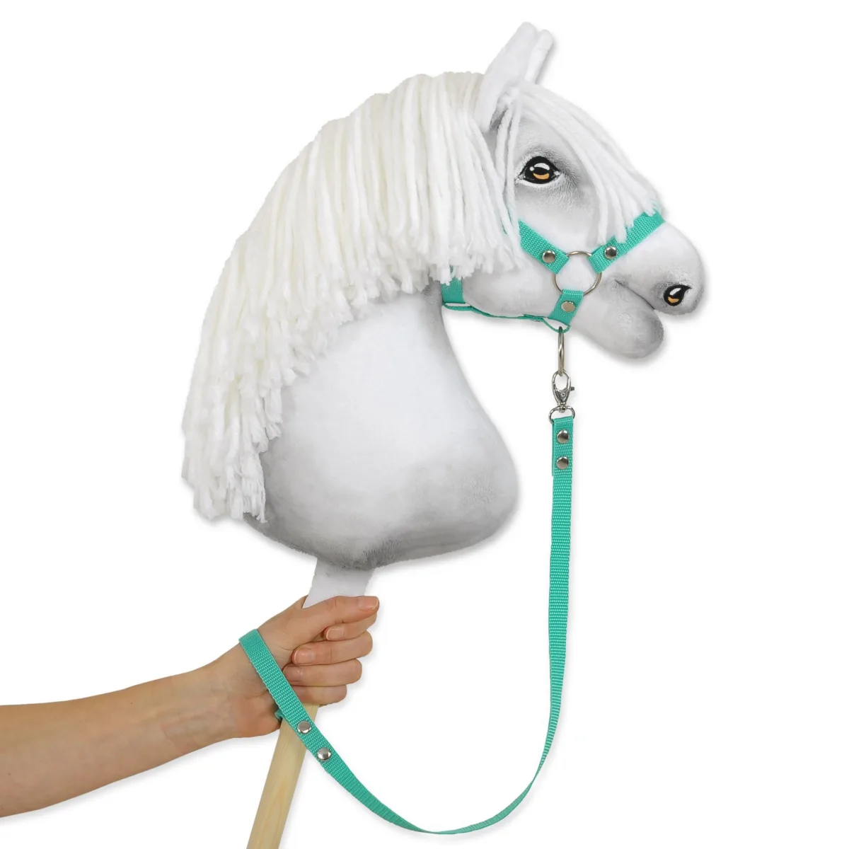Pavadis „Hobby Horse“ žirgui iš juostos, spalva: mėtinė