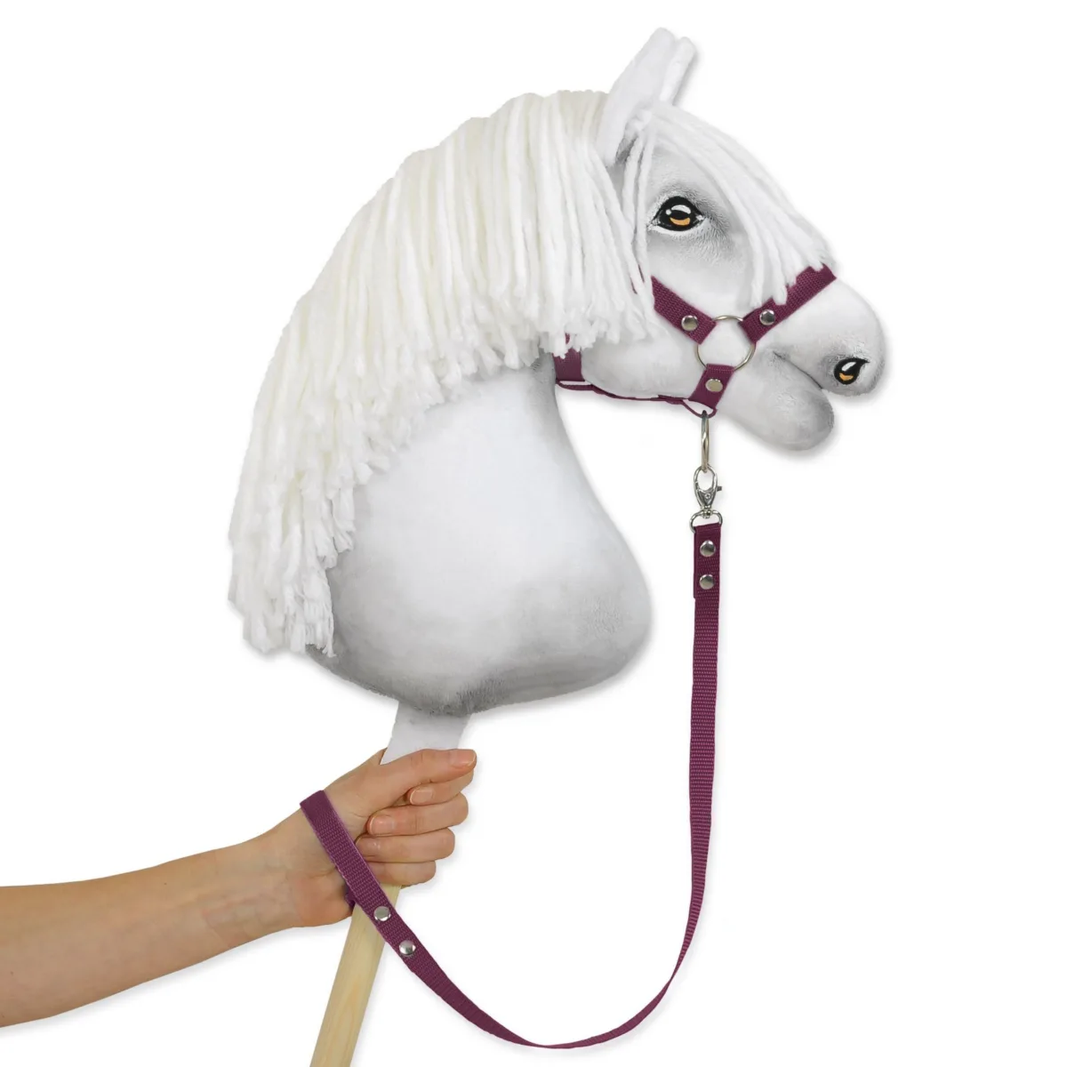 Pavadis „Hobby Horse“ žirgui iš juostos, spalvos: mėlyna ir kitos