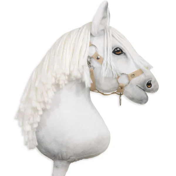 Reguliuojamas apynasris „Hobby Horse“ žirgui A3, spalvos: rožinė, ruda ir smėlio - Smėlio