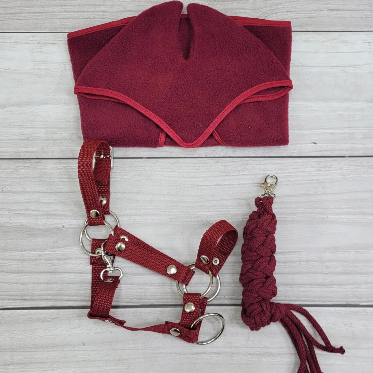 Reguliuojamas apynasris „Hobby Horse“ žirgui A3, spalva: bordo