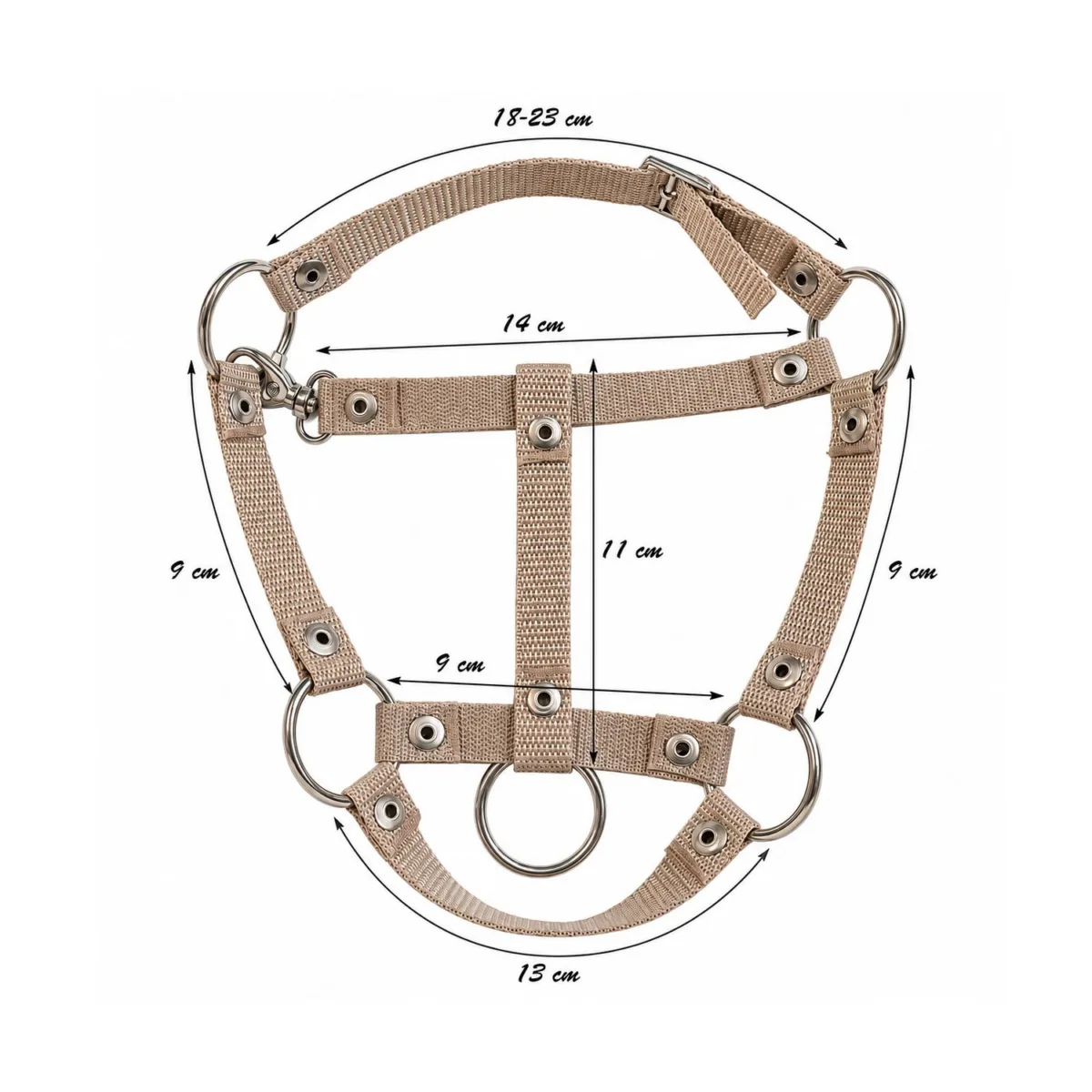 Reguliuojamas apynasris „Hobby Horse“ žirgui A3, spalva: imbiero