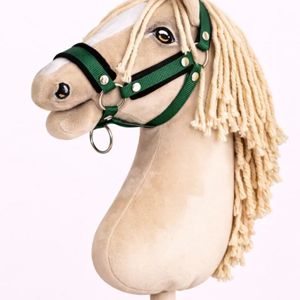 Reguliuojamas apynasris „Hobby Horse“ žirgui A3, spalvos: juoda ir mėlyna