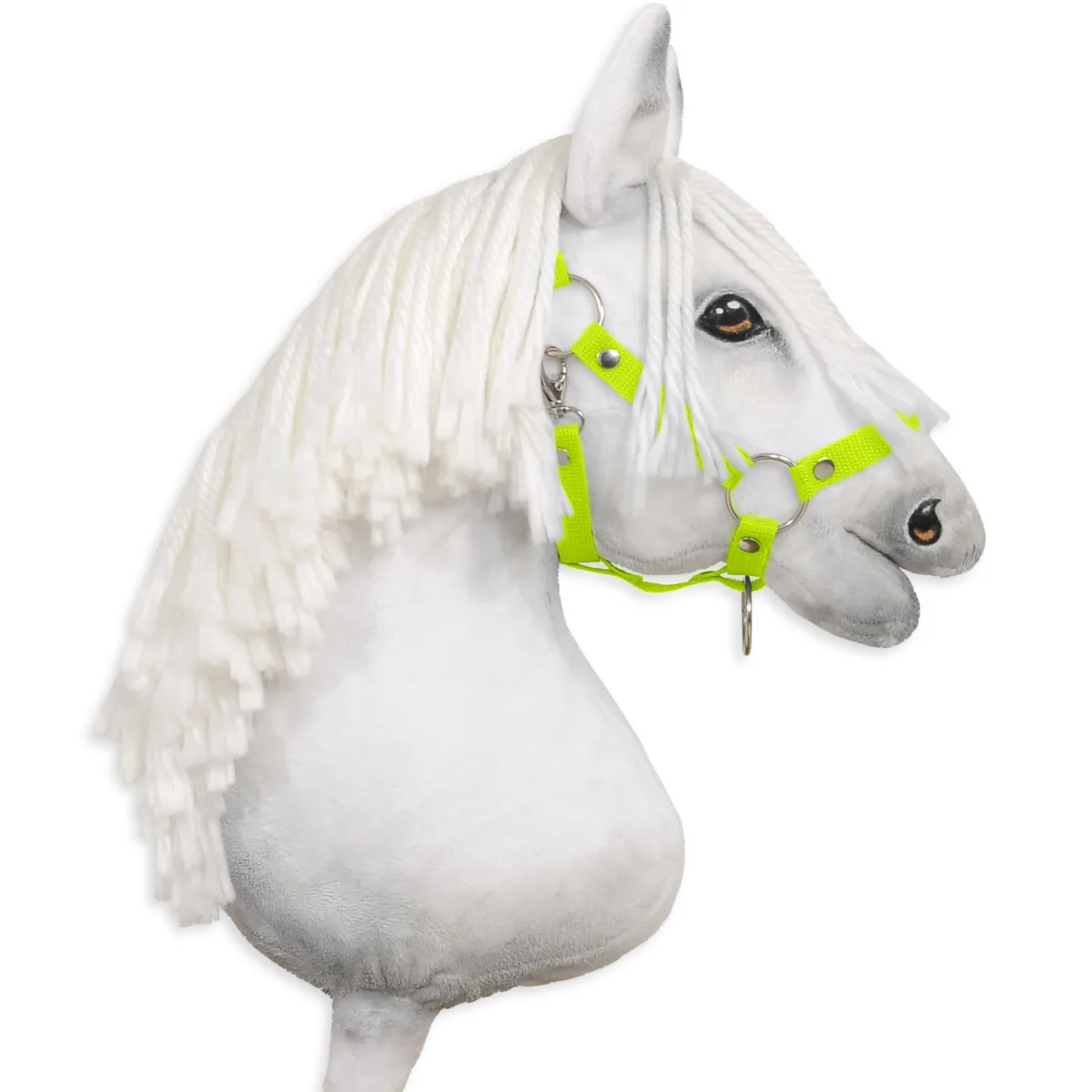 Reguliuojamas apynasris „Hobby Horse“ žirgui A3, spalva: neoninė žalia