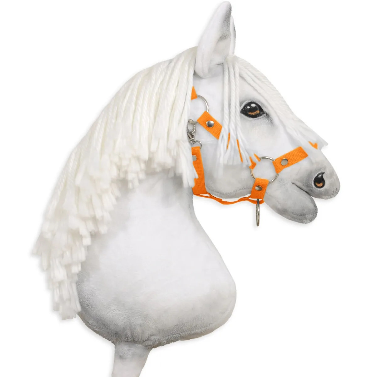 Reguliuojamas apynasris „Hobby Horse“ žirgui A3, spalva: neoninė oranžinė