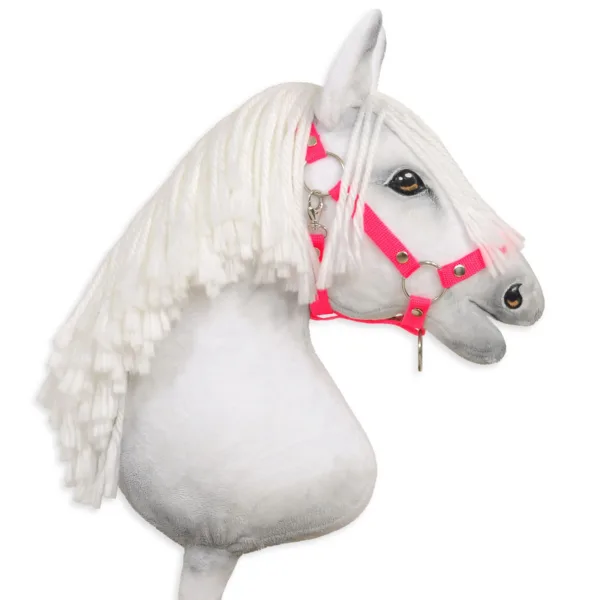 Reguliuojamas apynasris „Hobby Horse“ žirgui A3, spalvos: rožinė, ruda ir smėlio