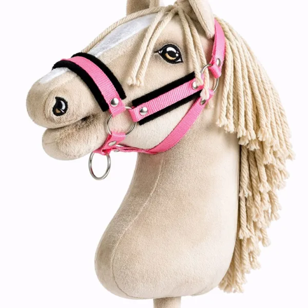 Reguliuojamas apynasris „Hobby Horse“ žirgui A3, spalva: rožinė