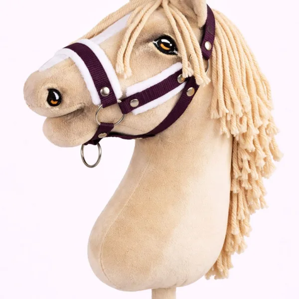 Reguliuojamas apynasris „Hobby Horse“ žirgui A3, spalvos: balta ir geltona