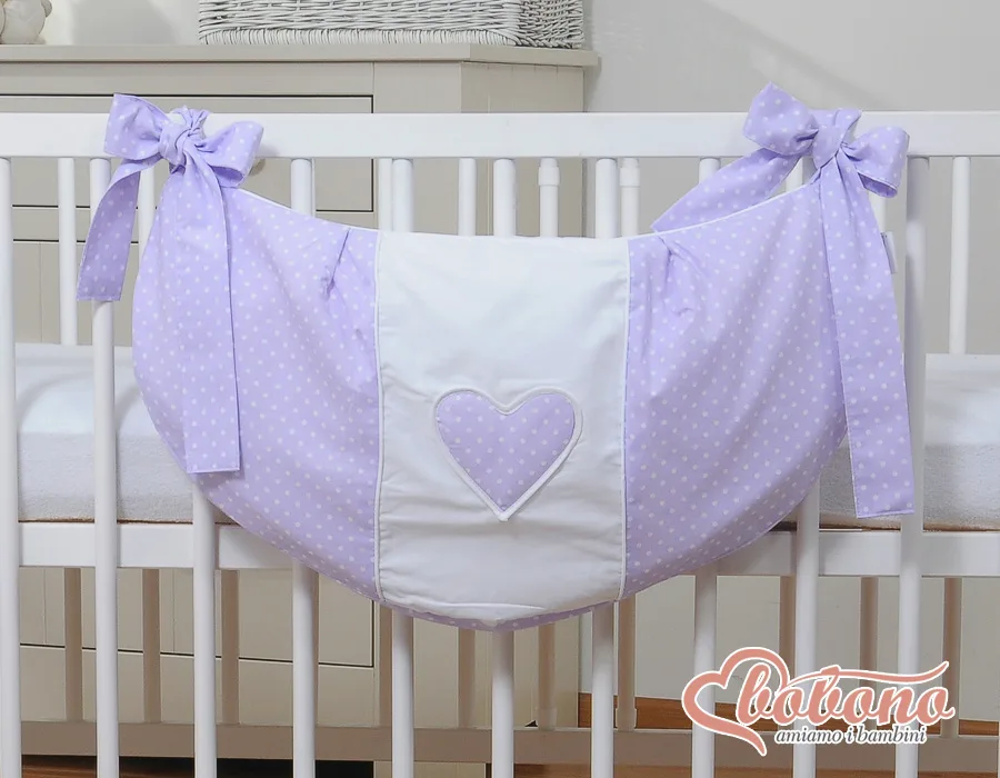 Žaislų maišas, širdelės, spalvos: smėlio ir violetinė